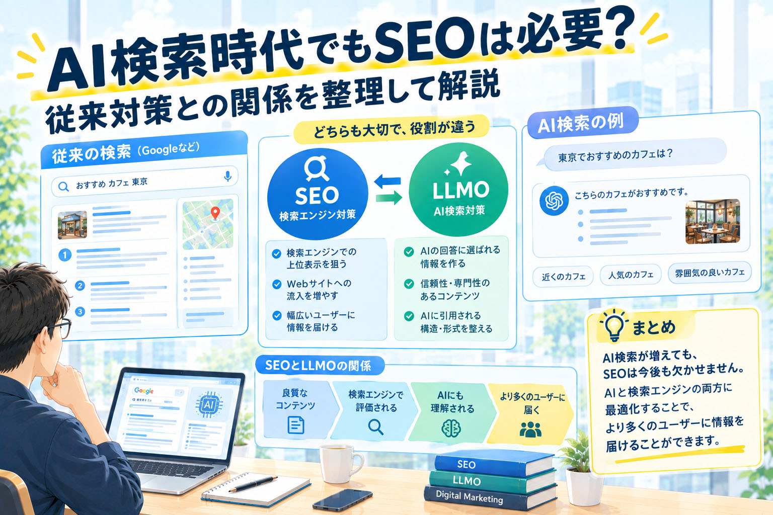 AI検索時代でもSEOは必要?従来対策との関係を整理して解説