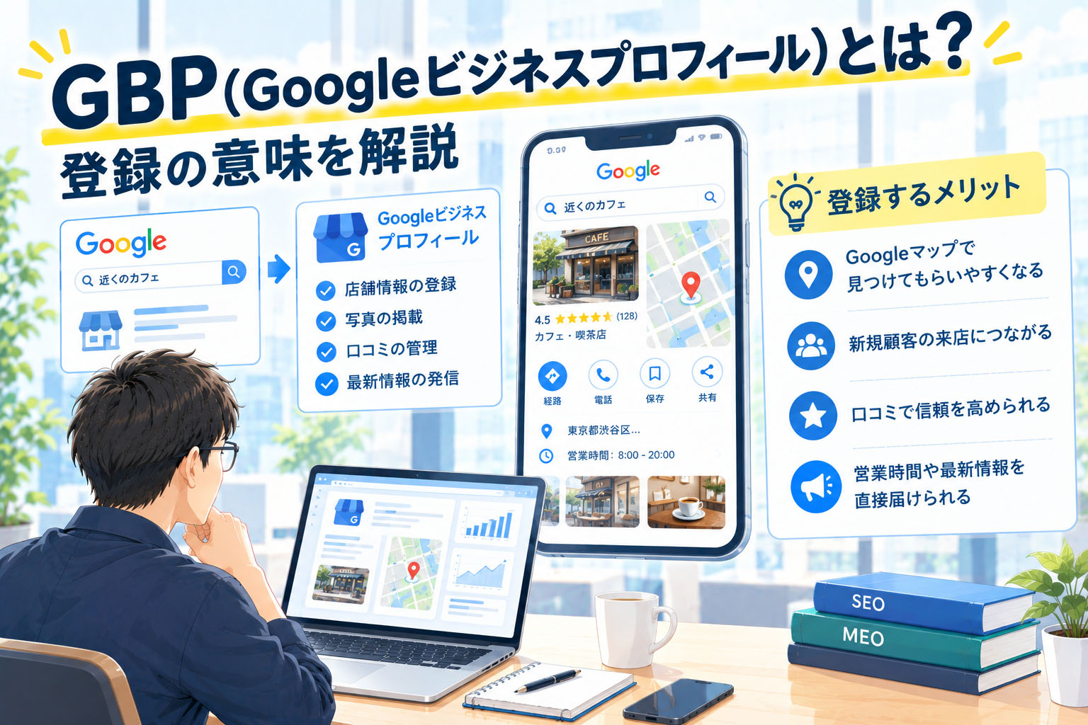 GBP(Googleビジネスプロフィール)とは?登録の意味を解説