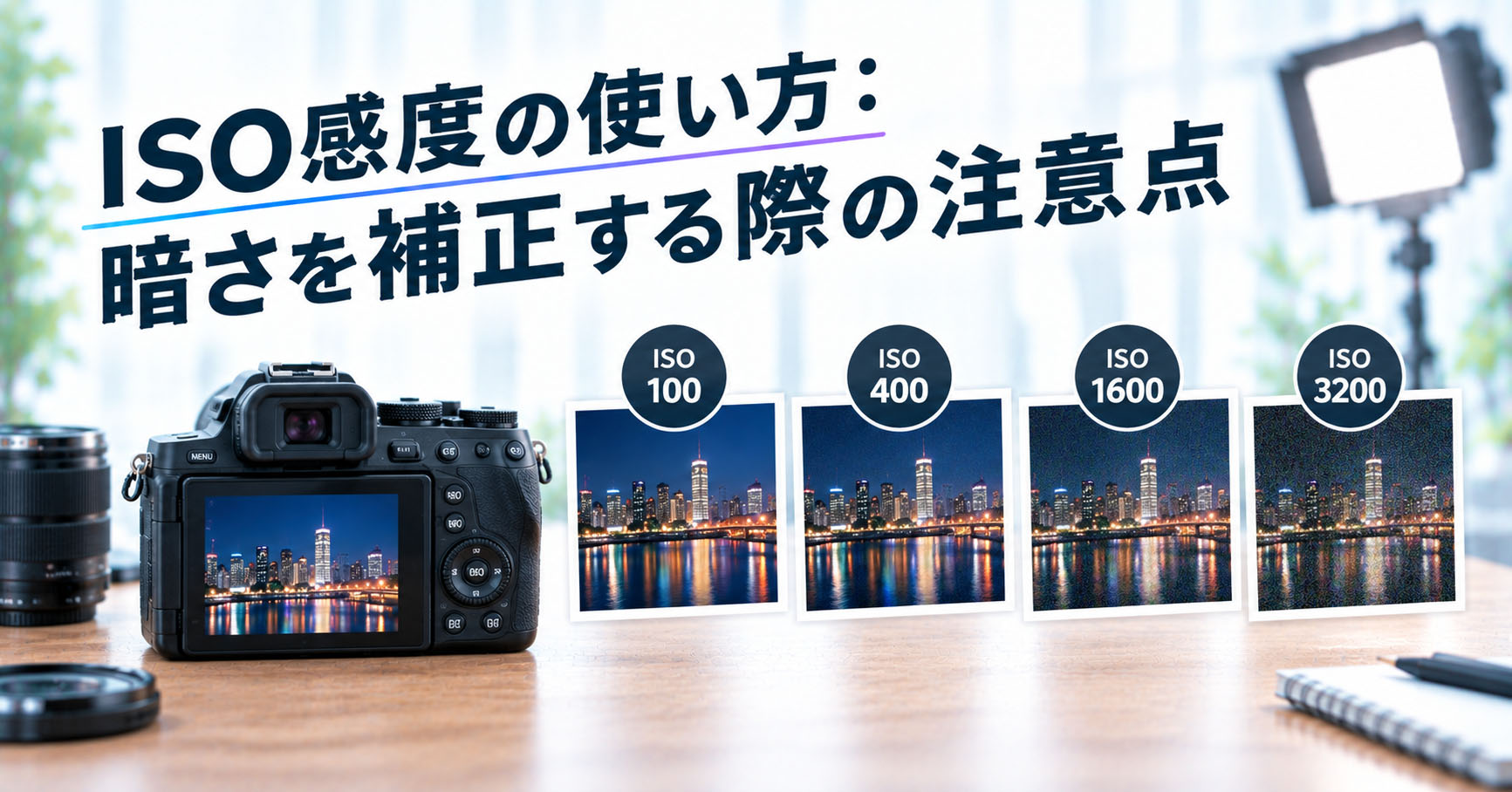 ISO感度に比較画像