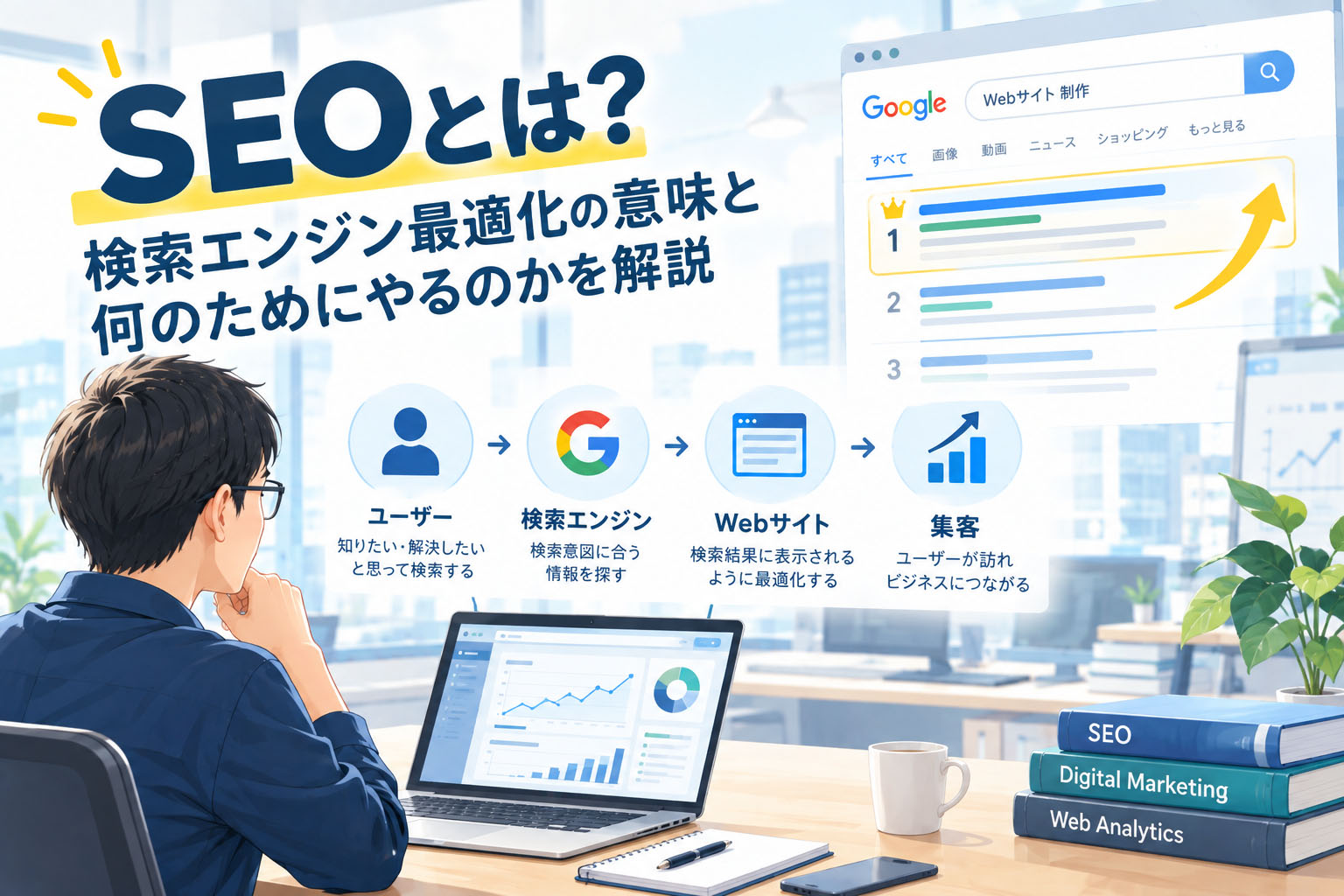 SEOとは?検索エンジン最適化の意味と何のためにやるのかを解説