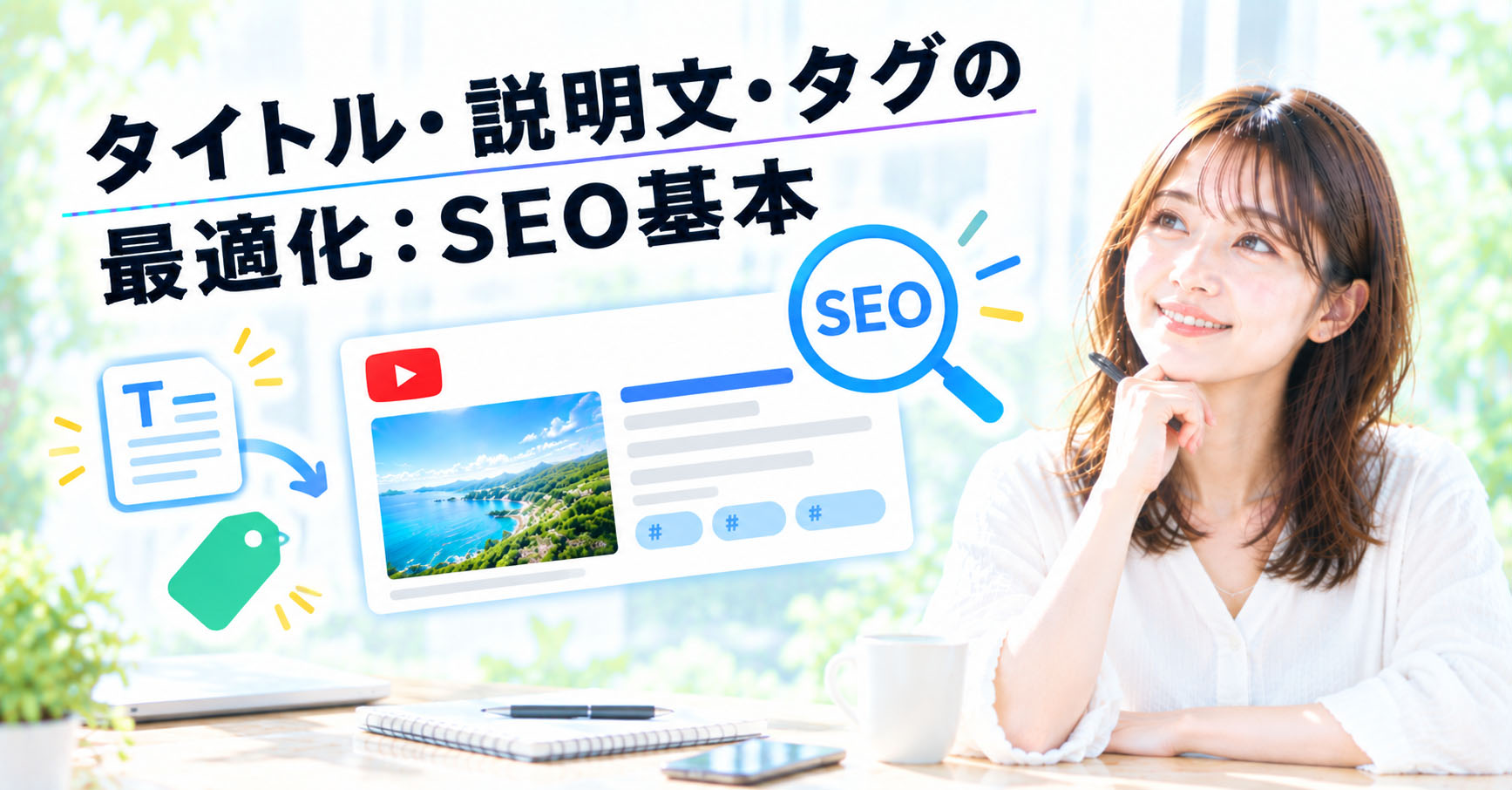 タイトル・説明文・タグの最適化：SEO基本
