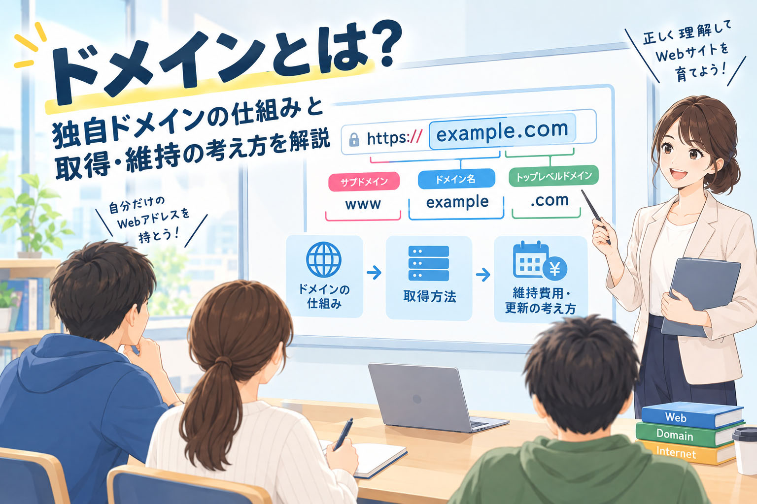 ドメインとは?独自ドメインの仕組みと取得・維持の考え方を解説