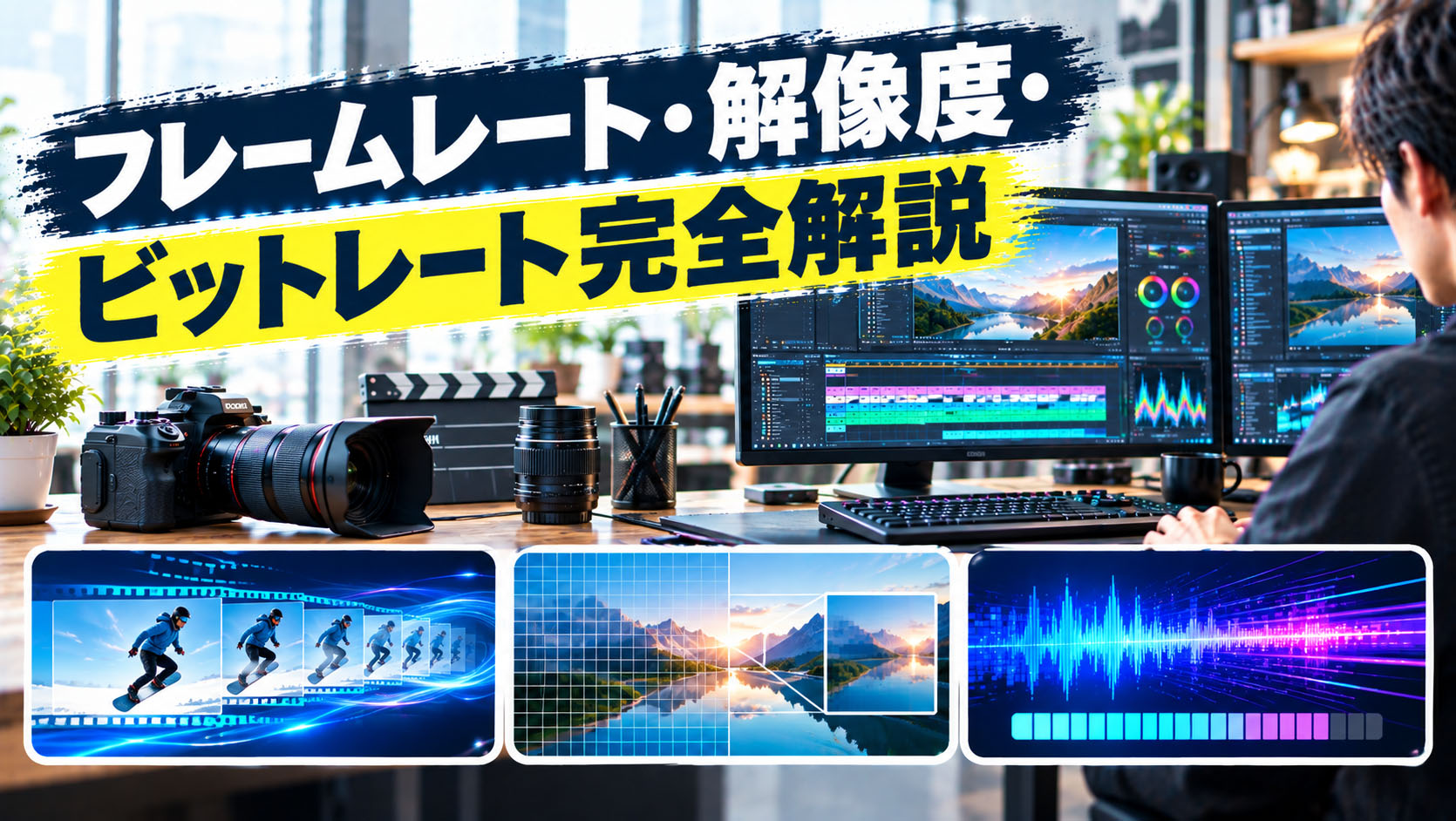 フレームレート・解像度・ビットレート完全解説