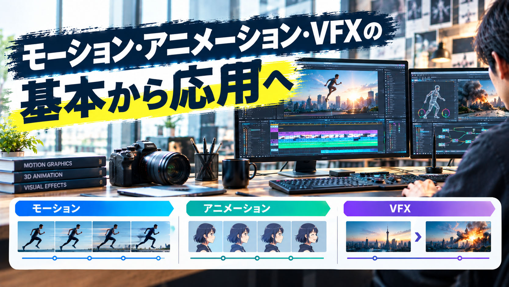 モーション・アニメーション・VFXの基本から応用へ
