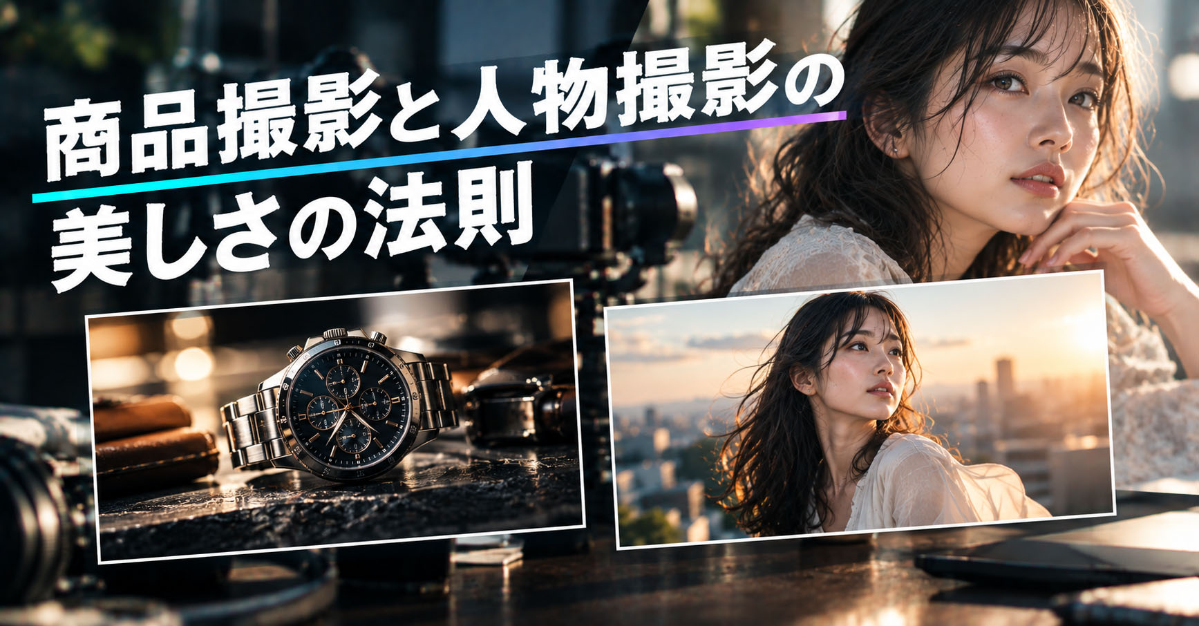 商品撮影と人物撮影の美しさの法則