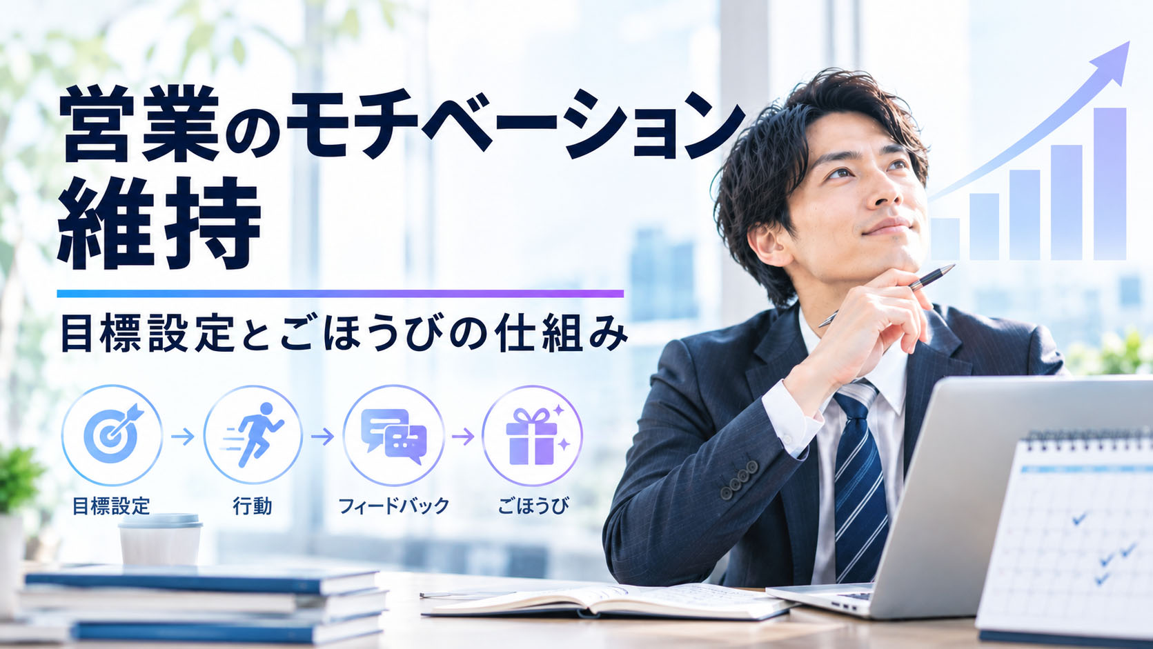 営業のモチベーション維持：目標設定とごほうびの仕組み