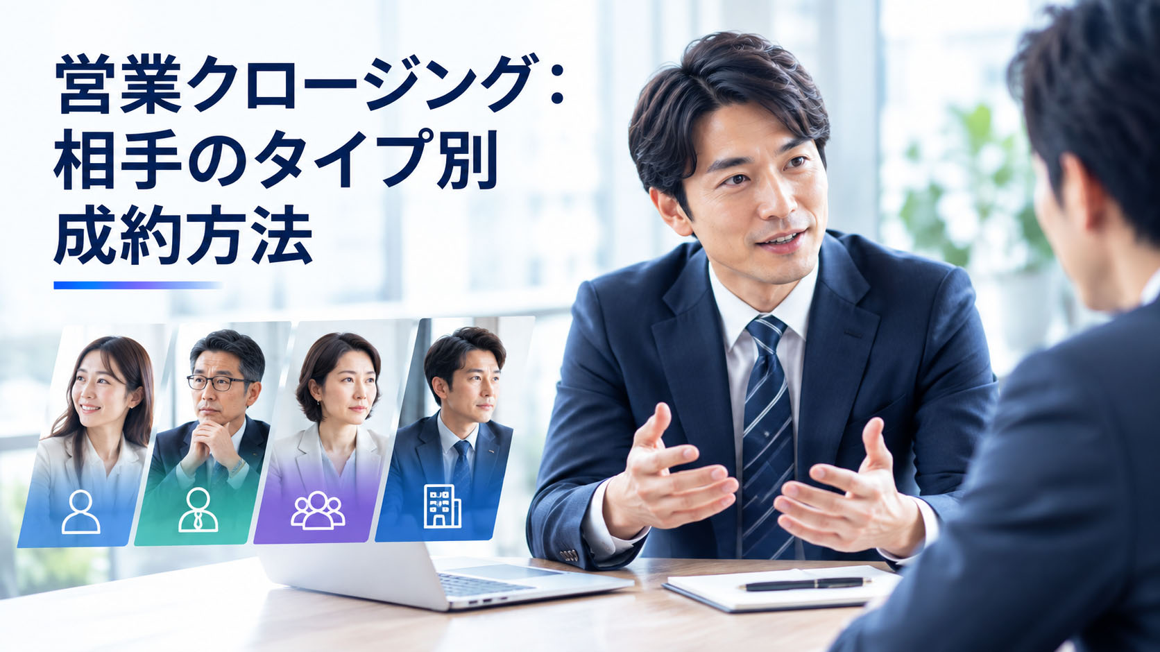 営業クロージング：相手のタイプ別成約方法