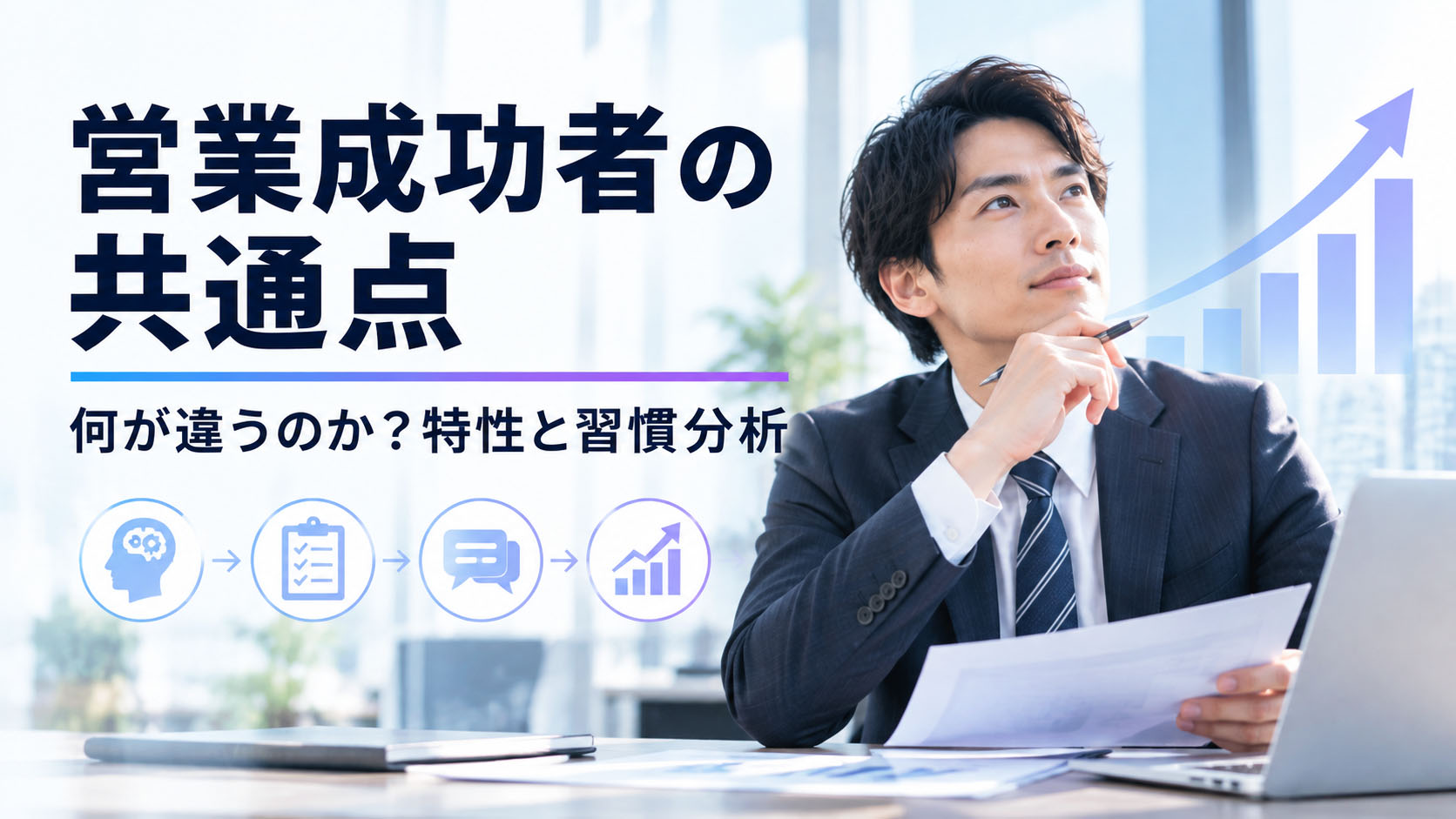 営業成功者の共通点：何が違うのか？特性と習慣分析