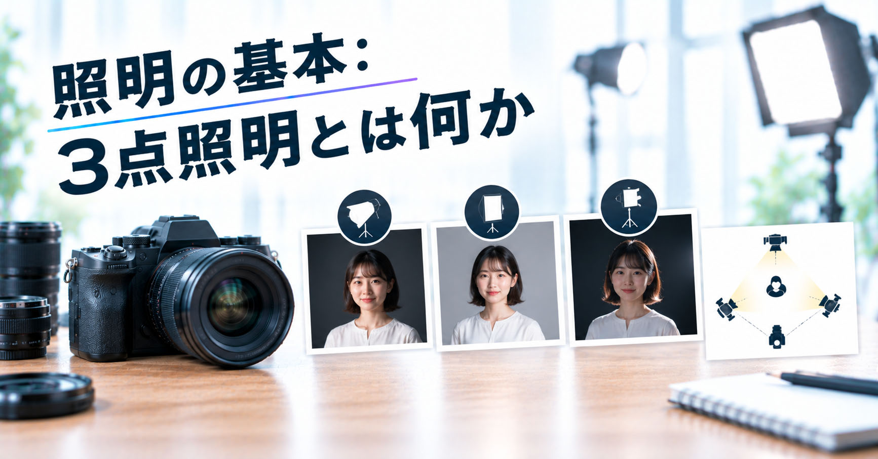 照明効果の比較画像
